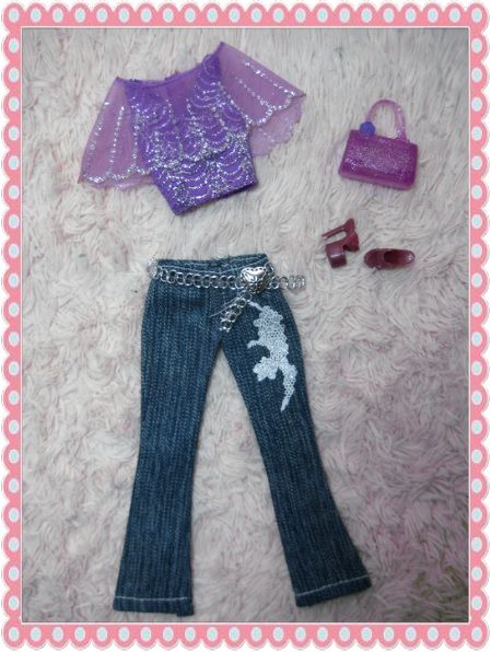 Kit - 04 peças de roupas - anos 70